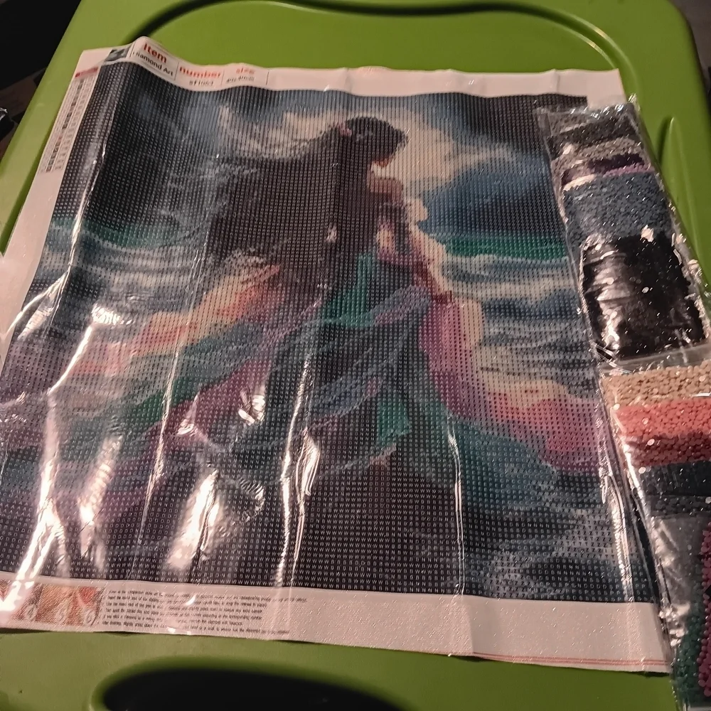 Mystical Ocean Woman Diamond Art Painting Kit 40x40